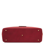 ESSENZA — Sac shopper en cuir pleine fleur