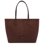 ESSENZA — Sac shopper en cuir pleine fleur
