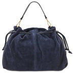 Sac shopping femme cuir suède souple A4 bandoulière ALLURE