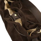 Sac shopping femme cuir suède souple A4 bandoulière ALLURE