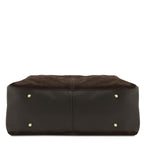 Sac shopping femme cuir suède souple A4 bandoulière ALLURE