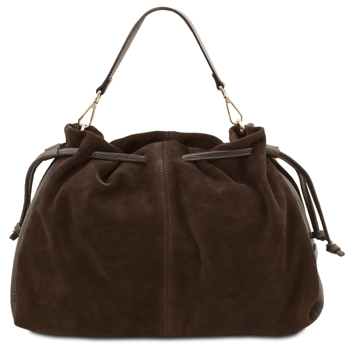 Sac shopping femme cuir suède souple A4 bandoulière ALLURE