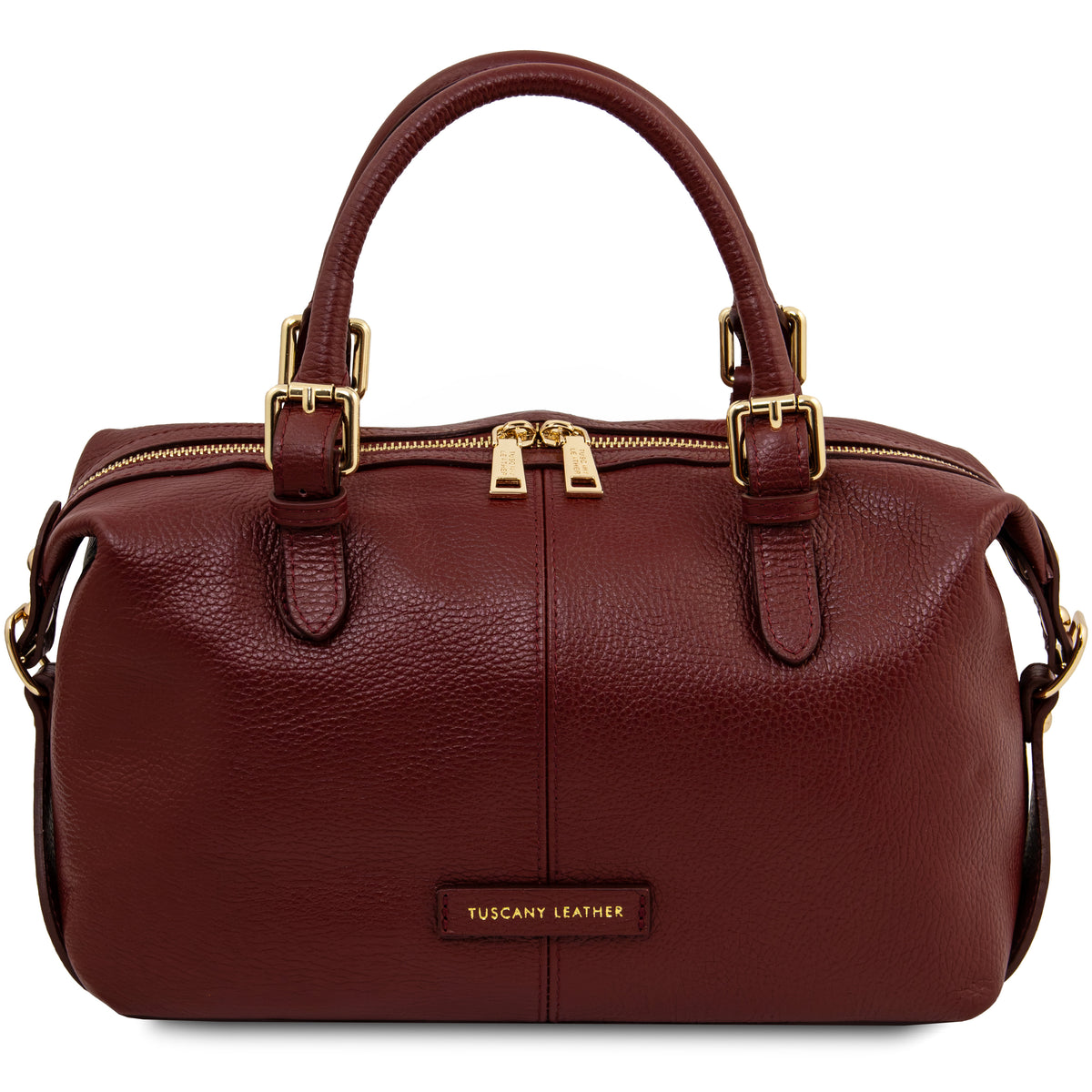 Sac à main bowling femme cuir grainé souple bandoulière RIBELLE