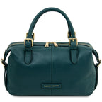 Sac à main bowling femme cuir grainé souple bandoulière RIBELLE