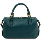 Sac à main bowling femme cuir grainé souple bandoulière RIBELLE