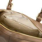 Sac à main bowling femme cuir grainé souple bandoulière RIBELLE