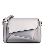 LUMINA — Sac bandoulière en cuir métallisé
