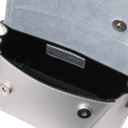 LUMINA — Sac bandoulière en cuir métallisé