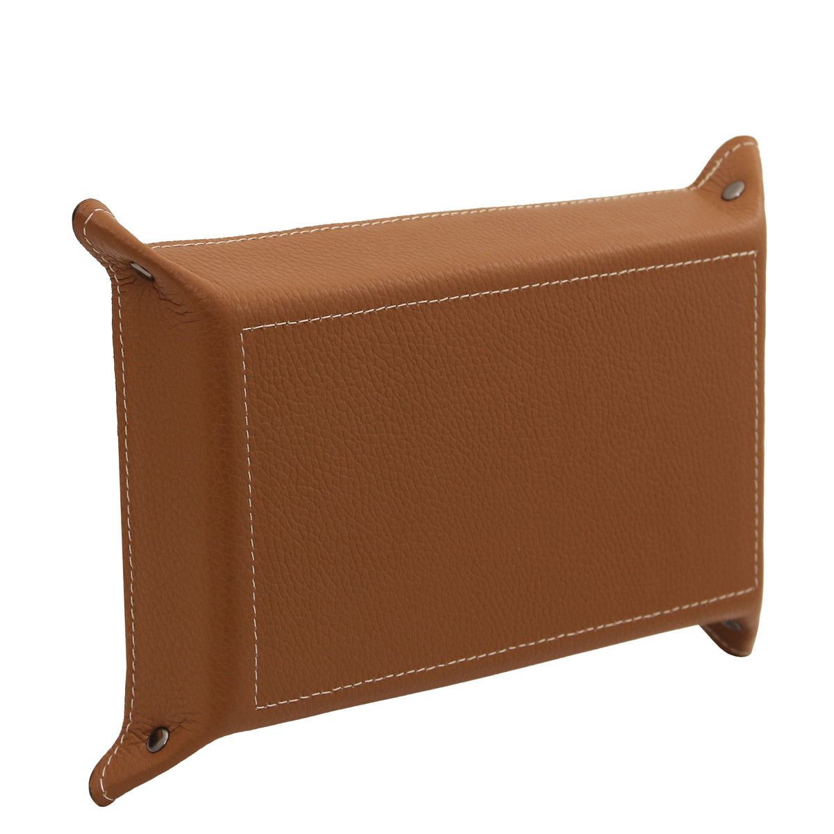 Vide-poches NIDO en cuir grainé semi-rigide