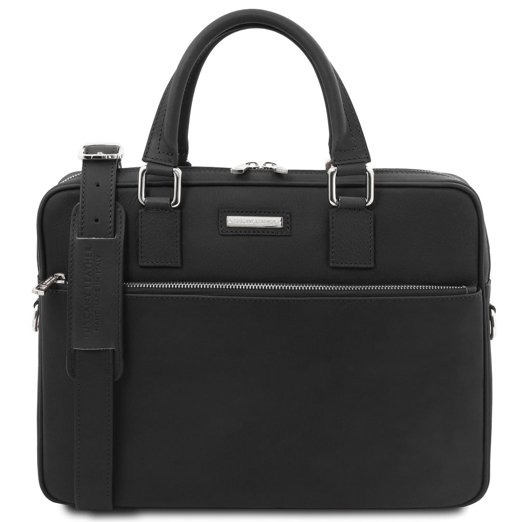 Cartable homme ordinateur cuir pleine fleur format A4 FERRARA