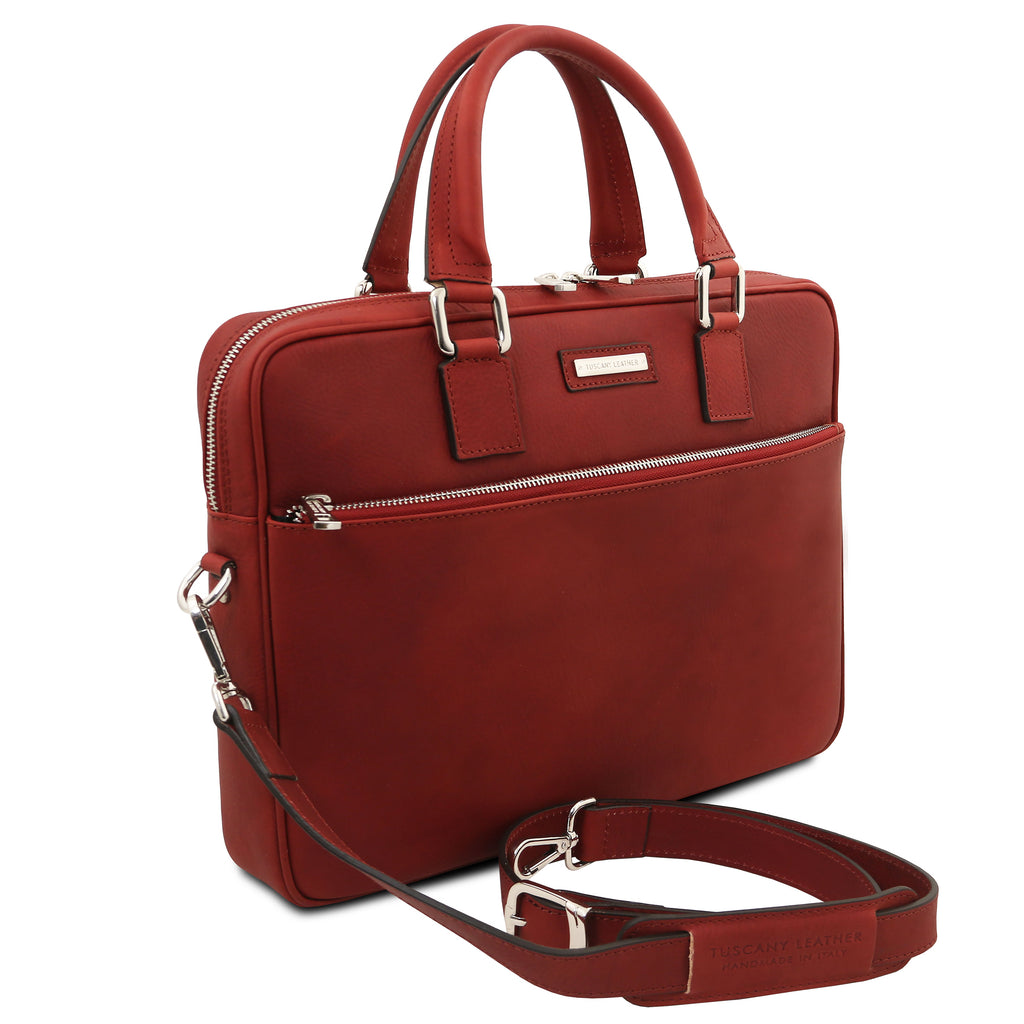 Cartable homme ordinateur cuir pleine fleur format A4 FERRARA