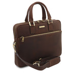 Cartable homme ordinateur cuir pleine fleur format A4 FERRARA