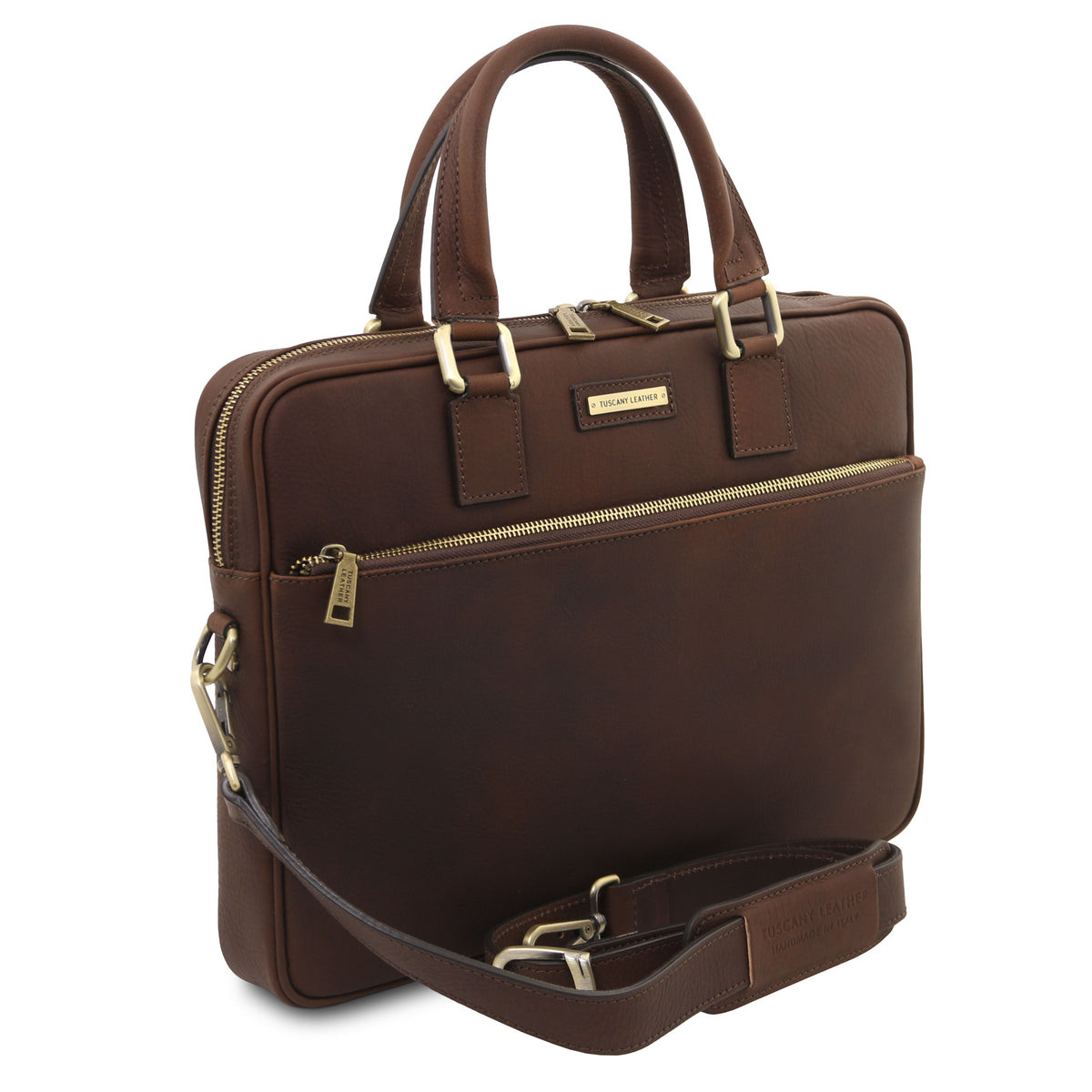 Cartable homme ordinateur cuir pleine fleur format A4 FERRARA