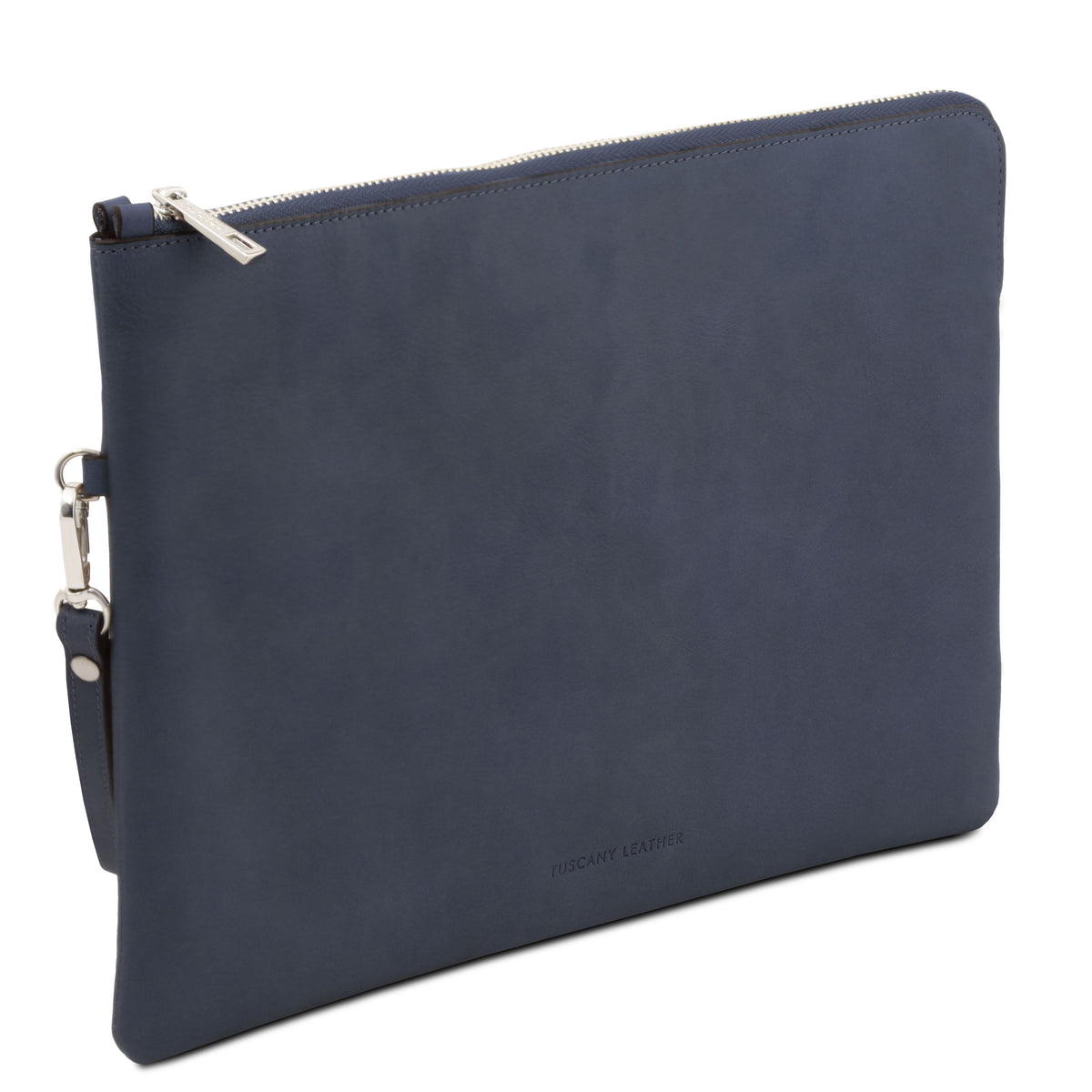 Maxi pochette homme cuir pleine fleur dragonne GIULIO
