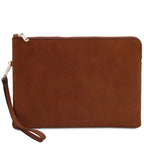 Maxi pochette homme cuir pleine fleur dragonne GIULIO