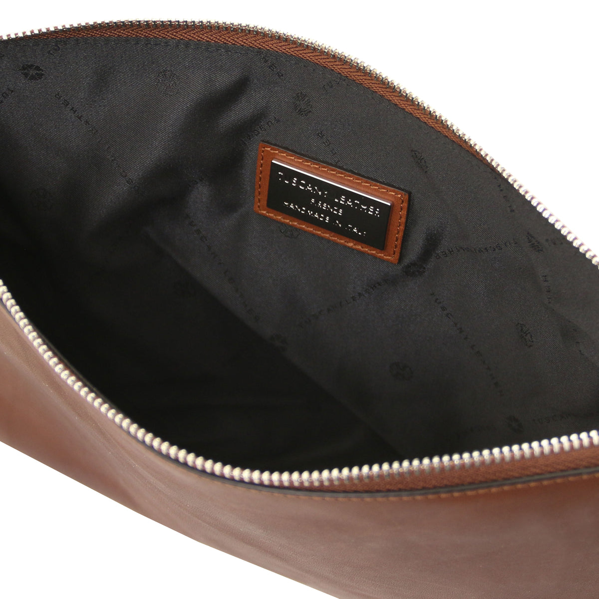 Maxi pochette homme cuir pleine fleur dragonne GIULIO