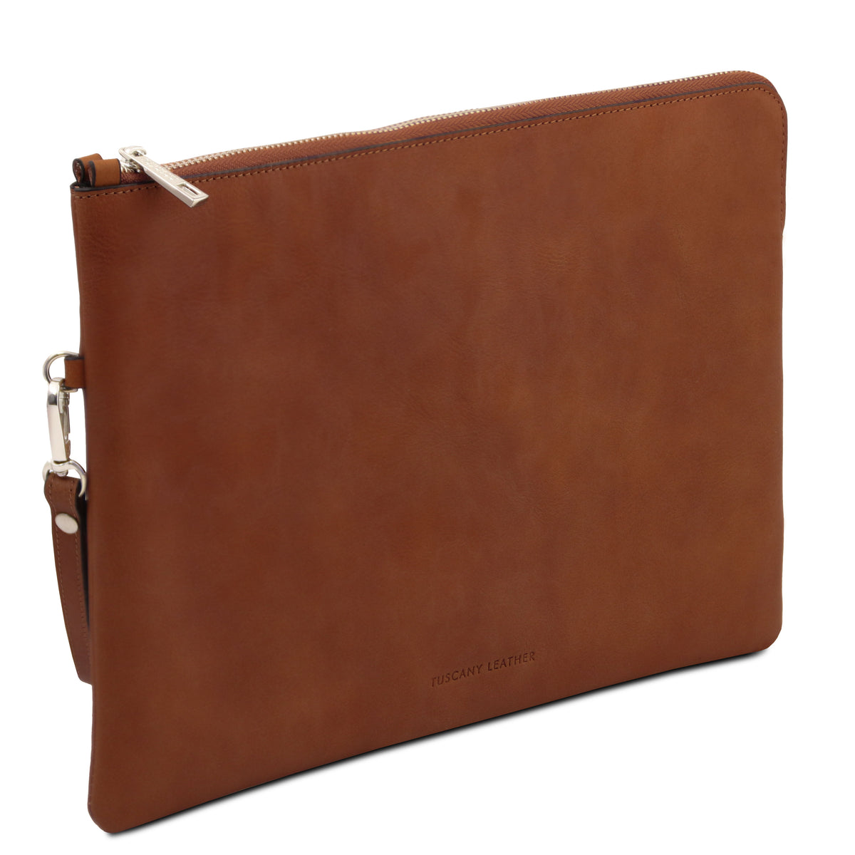 Maxi pochette homme cuir pleine fleur dragonne GIULIO
