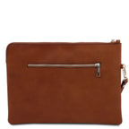 Maxi pochette homme cuir pleine fleur dragonne GIULIO