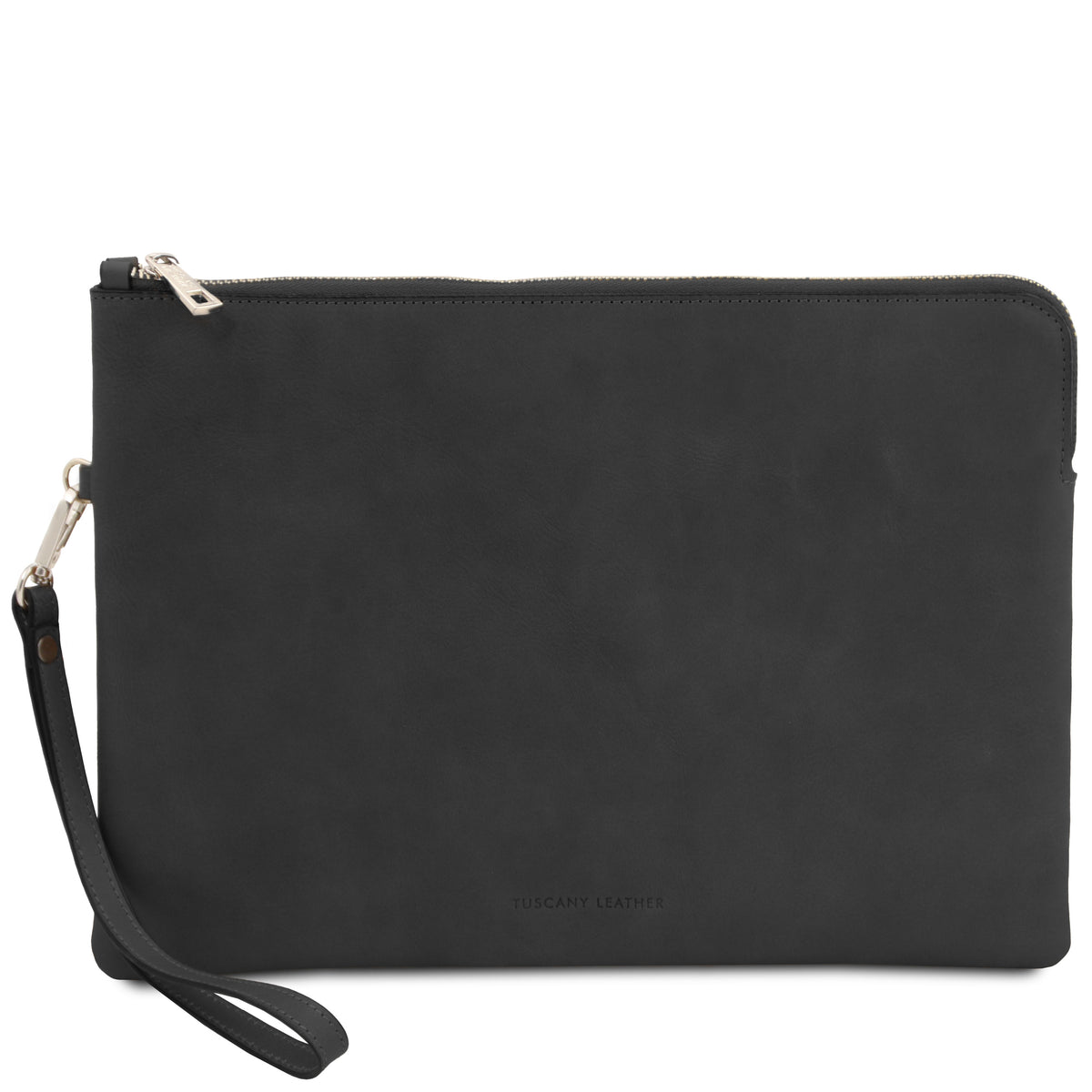 Maxi pochette homme cuir pleine fleur dragonne GIULIO