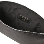 Maxi pochette homme cuir pleine fleur dragonne GIULIO