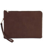 Maxi pochette homme cuir pleine fleur dragonne GIULIO