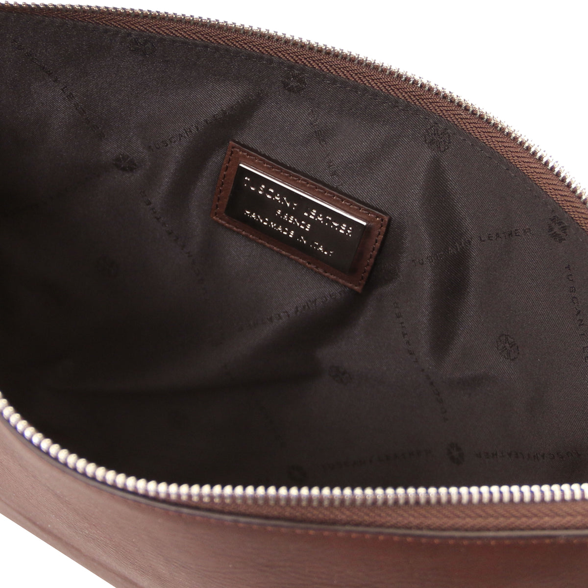 Maxi pochette homme cuir pleine fleur dragonne GIULIO