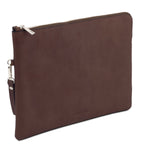 Maxi pochette homme cuir pleine fleur dragonne GIULIO