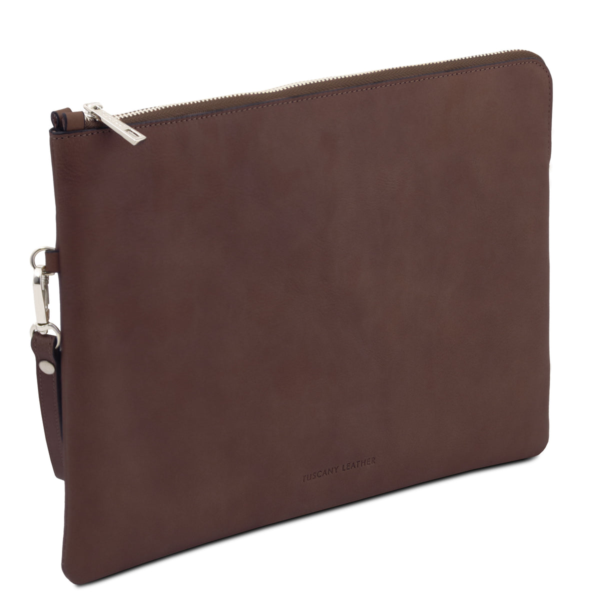 Maxi pochette homme cuir pleine fleur dragonne GIULIO