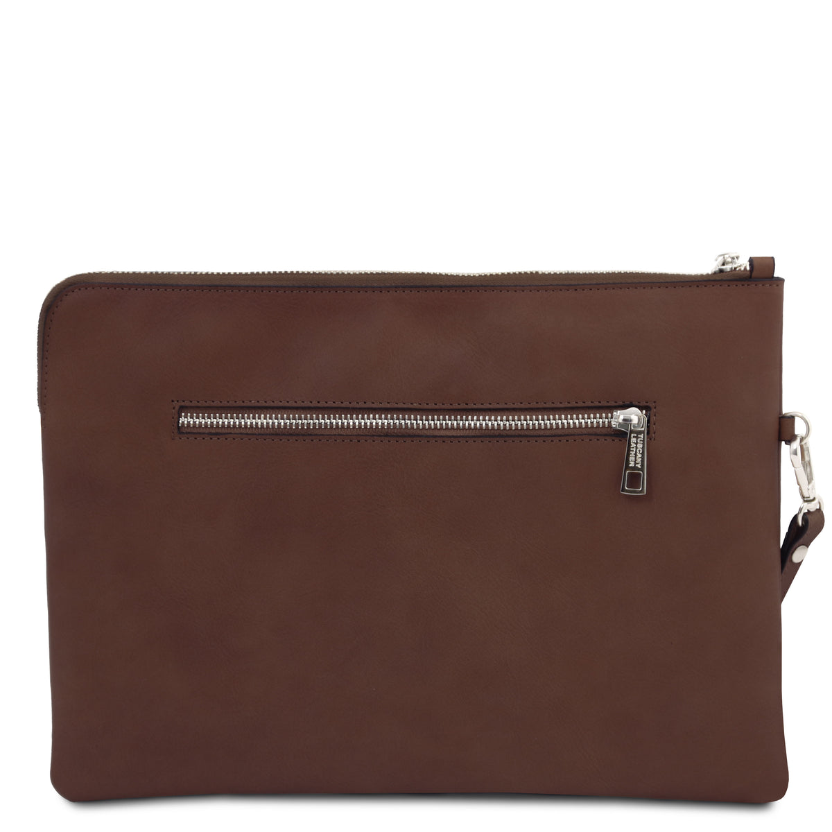 Maxi pochette homme cuir pleine fleur dragonne GIULIO