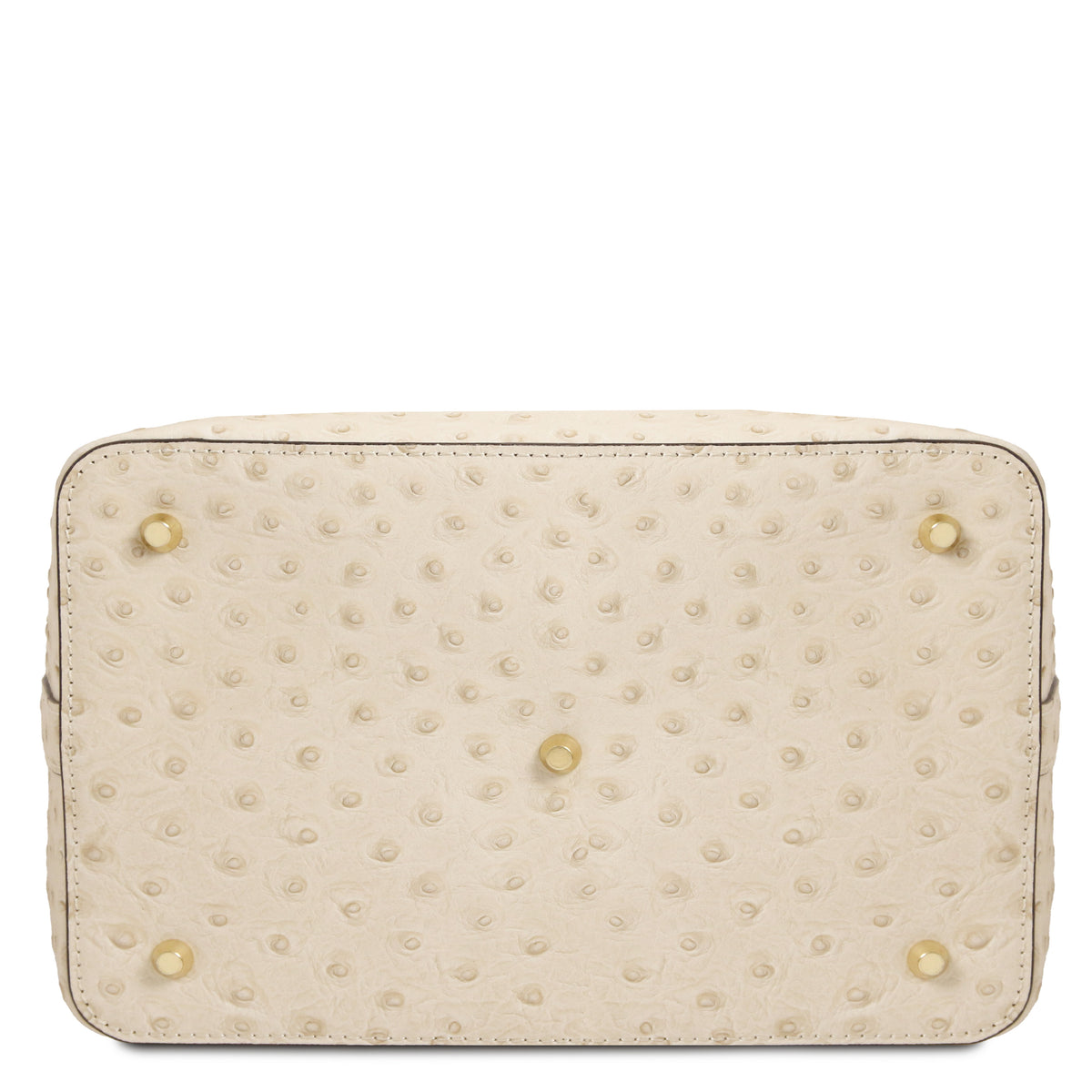 Sac seau femme OSTREA en daim et cuir effet autruche