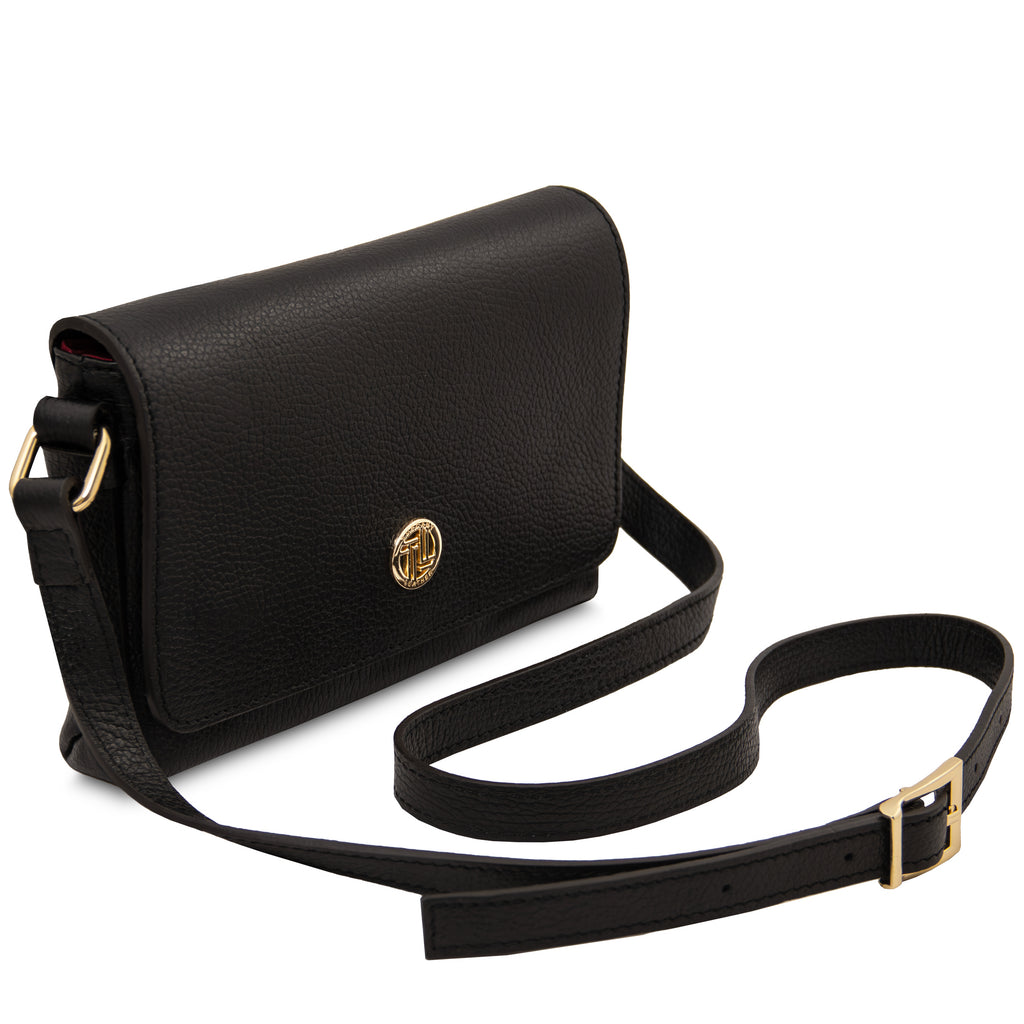 LIVIA — Sac bandoulière en cuir grainé