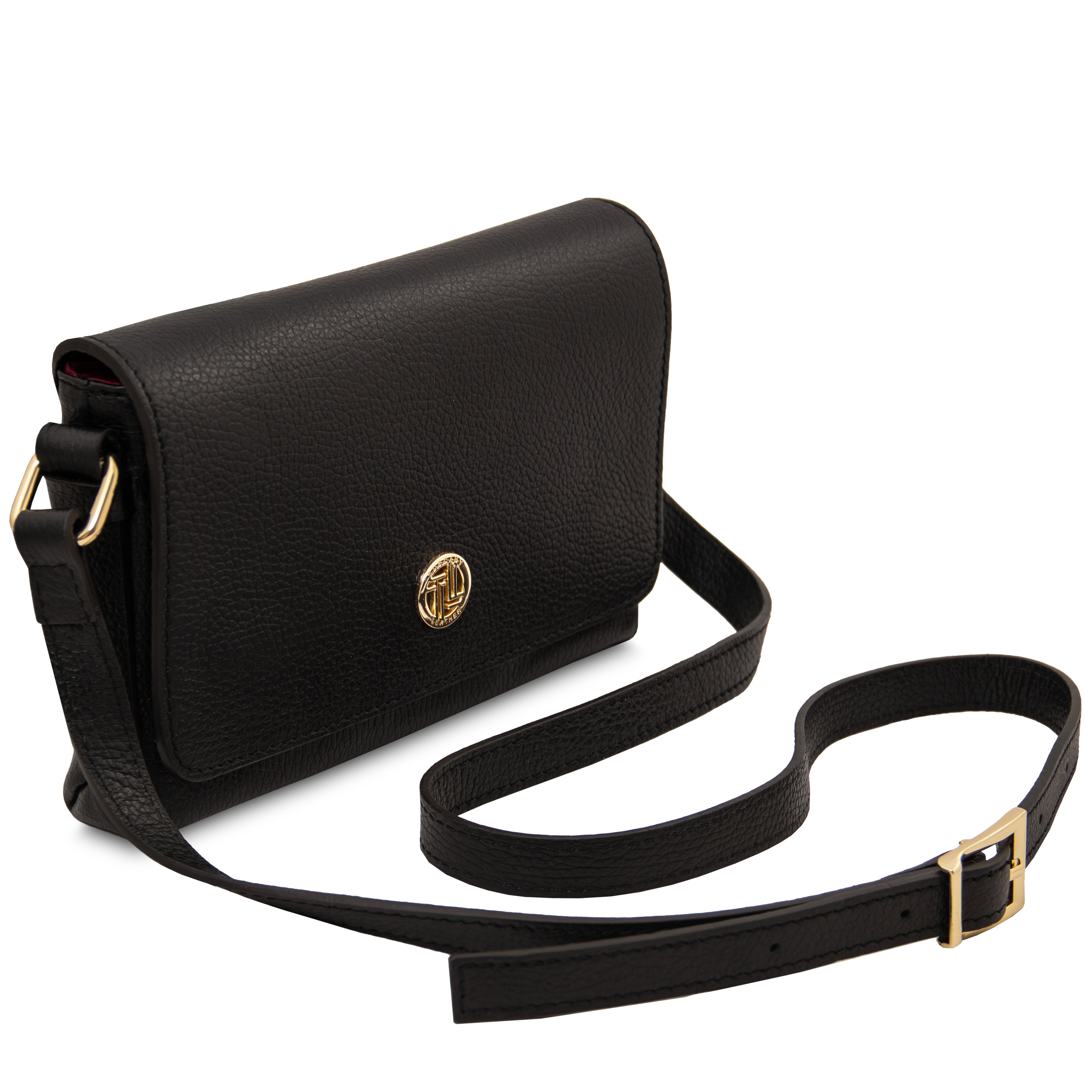LIVIA — Sac bandoulière en cuir grainé