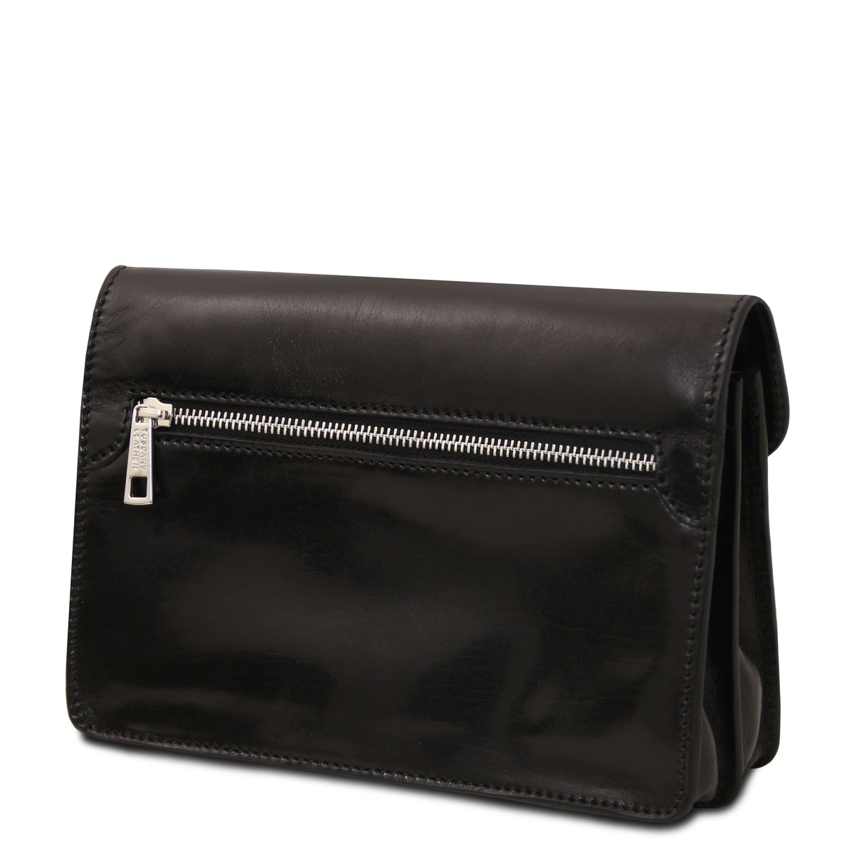 Pochette homme cuir pleine fleur 2 compartiments dragonne MAX