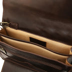 Pochette homme cuir pleine fleur 2 compartiments dragonne MAX
