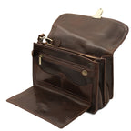 Pochette homme cuir pleine fleur 2 compartiments dragonne MAX