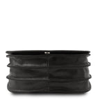 ISABELLA — Sac Saddle en cuir pleine fleur italien