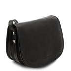 ISABELLA — Sac Saddle en cuir pleine fleur italien