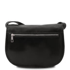 ISABELLA — Sac Saddle en cuir pleine fleur italien