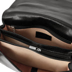 ISABELLA — Sac Saddle en cuir pleine fleur italien