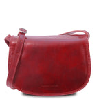 ISABELLA — Sac Saddle en cuir pleine fleur italien