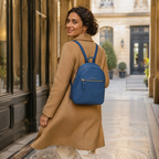 ARCO — Sac à dos compact en cuir à gros grain