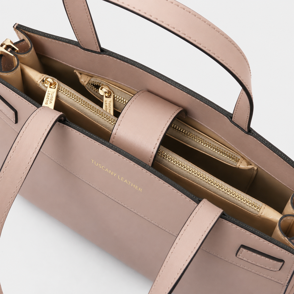 VICTORIA — Sac à main ligne couture