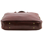 Cartable cuir pour ordinateur 15,6 pouces 2 compartiments URBINO
