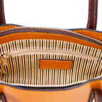 AMELIA — Petit cabas en cuir patiné