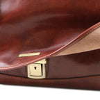 Cartable homme ordinateur 15,6 pouces cuir pleine fleur MANTOVA