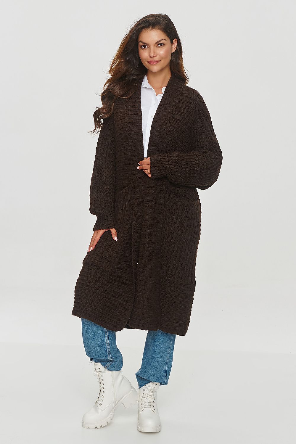Cardigan model 201792 Makadamia  Main image