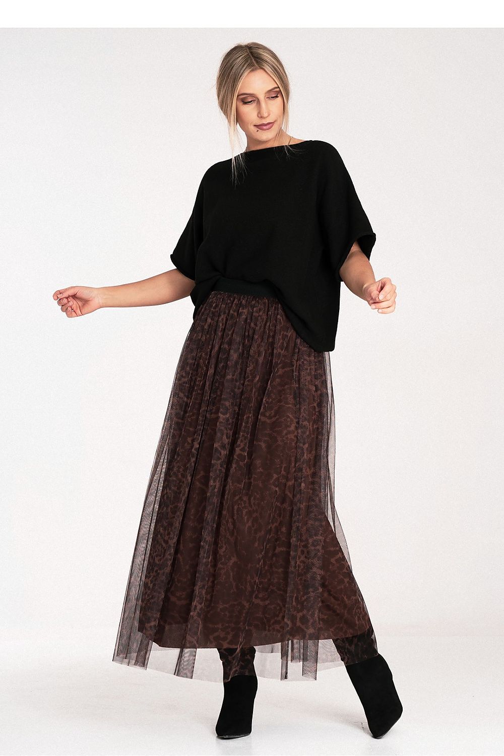 Bat style blouse model 217074 Figl Secondary image