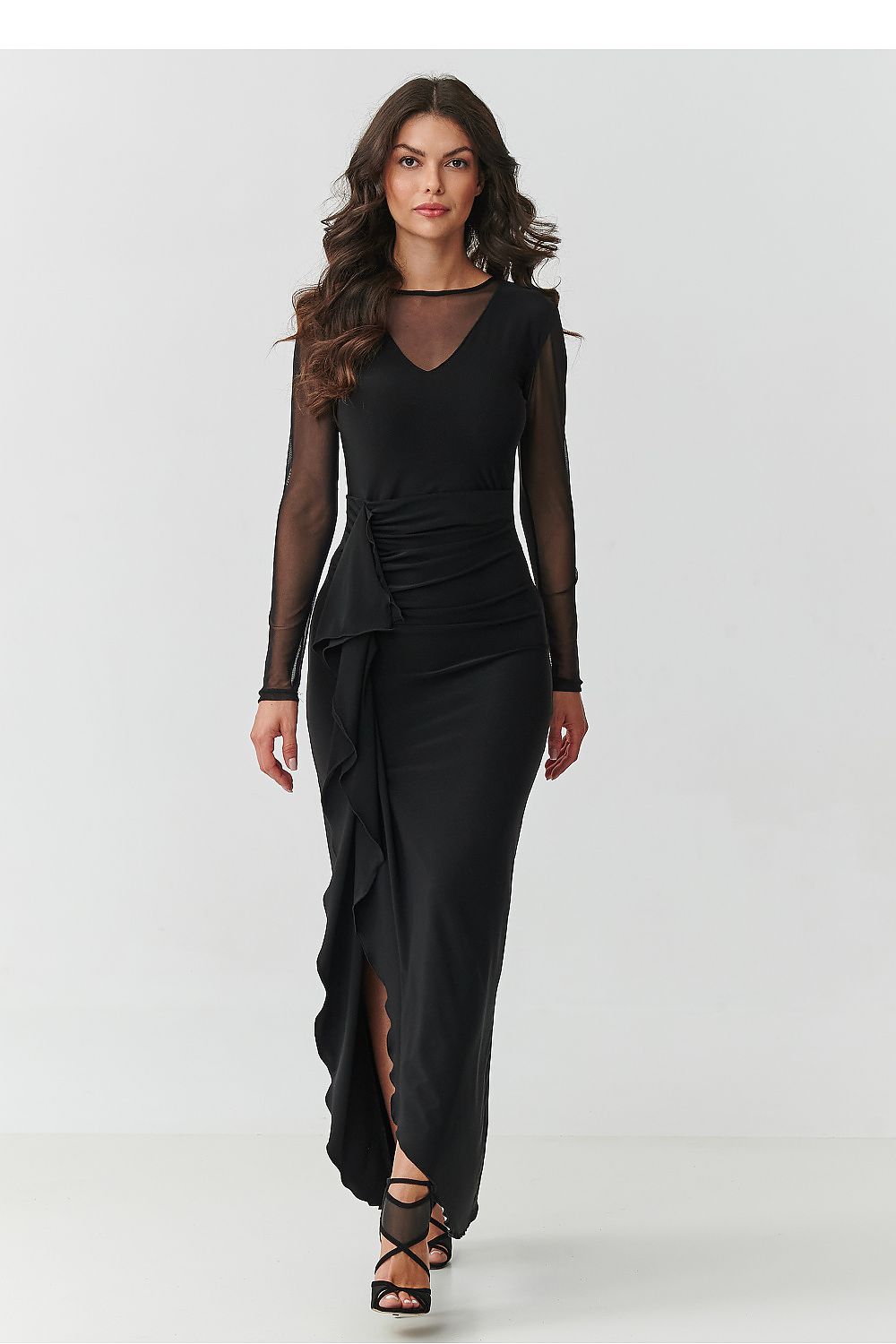 Long dress model 218110 Makadamia Secondary image