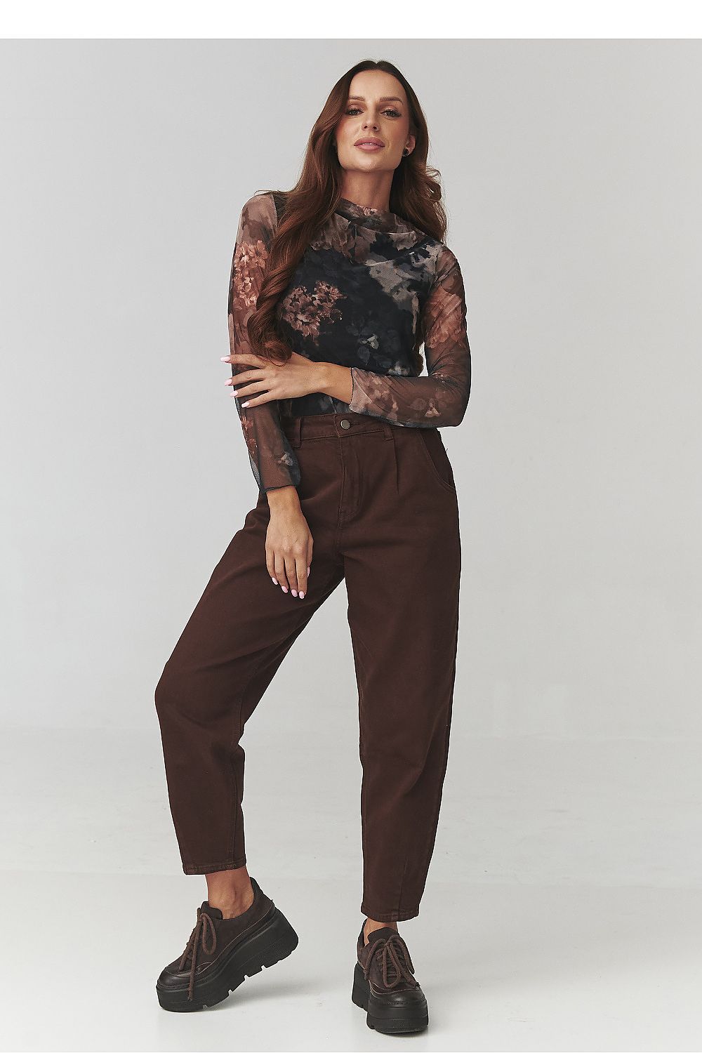 Blouse model 220780 Makadamia Secondary image