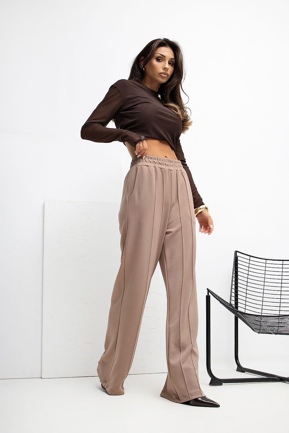Tracksuit trousers model 222248 Rue Paris Secondary image
